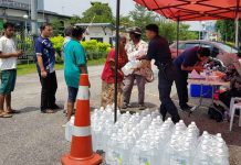 Emergency Water Supply Distributed at SS13