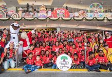 SPREADING YULETIDE CHEER FOR THE UNDERPRIVILEGED