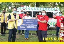 Subang Jaya Lions Challenges Public with RM50k Matching Grant for Ambulance Service
