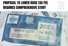 PROPOSAL TO LOWER ROAD TAX FEE REQUIRES COMPREHENSIVE STUDY
