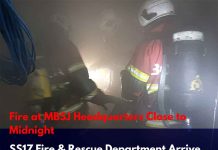 Fire at MBSJ Headquarters Close to Midnight