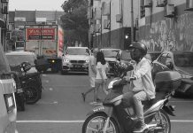 Caught on the Move Against Traffic on One-Way Street