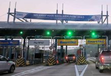 GOVT ANNOUNCES FOUR DAYS OF FREE ‘RAHMAH’ TOLL FOR AIDILFITRI