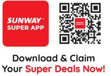 50% Off, Buy 1 Free 1, Cash Rebate deals & many more on Sunway Super App