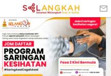 SELANGOR TO EXPAND SELANGKAH TO PRODUCE HEALTH-CONSCIOUS SOCIETY