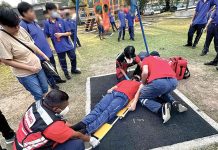 STUDENT ESCAPES SERIOUS INJURIES AFTER FALL FROM SWING AT PLAYGROUND