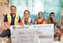 Lions Extends Aid to Family of Ailing Son