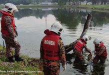 Unidentified Senior Citizen Found in Lake at Taman Subang Ria