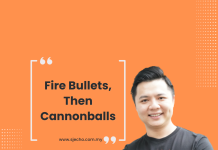 Fire Bullets, Then Cannonballs