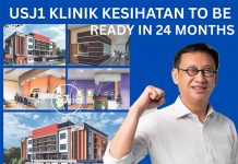 COUNTDOWN: USJ1 KLINIK KESIHATAN TO BE READY IN 24 MONTHS