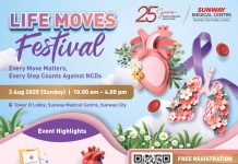 LIFE MOVES FESTIVAL 2025 BY SUNWAY MEDICAL CENTRE AIMS TO RAISE AWARENESS ON NCDs