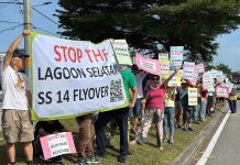 RESIDENTS STAGE RARE PROTEST OVER PROPOSED SUNWAY–KEWAJIPAN FLYOVER