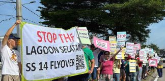 RESIDENTS STAGE RARE PROTEST OVER PROPOSED SUNWAY–KEWAJIPAN FLYOVER