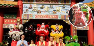 HUAT MODE ACTIVATED! 5 LIONS + A “BABY” LION STEAL THE SHOW AT BANDAR SUNWAY GUAN DI TEMPLE
