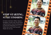 STOP STARTING, START FINISHING