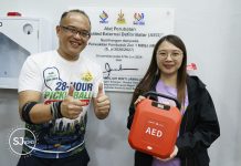 Jamaliah Playfully Calls Out Councillor for “Beating Her” to AED Installation at SS15 Hall