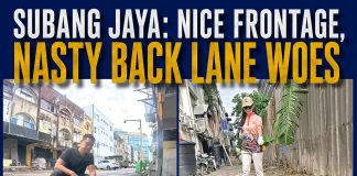 SUBANG JAYA: NICE FRONTAGE, NASTY BACK LANE WOES